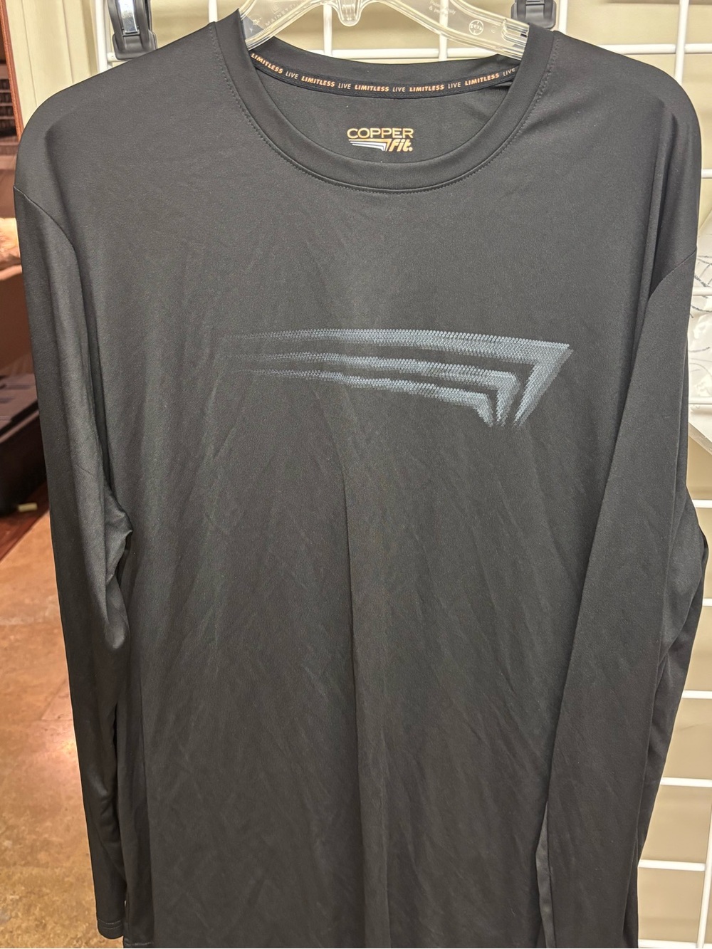 Copper Fit Live Limitless Short Sleeve Activewear T-Shirt Size Large Polyester